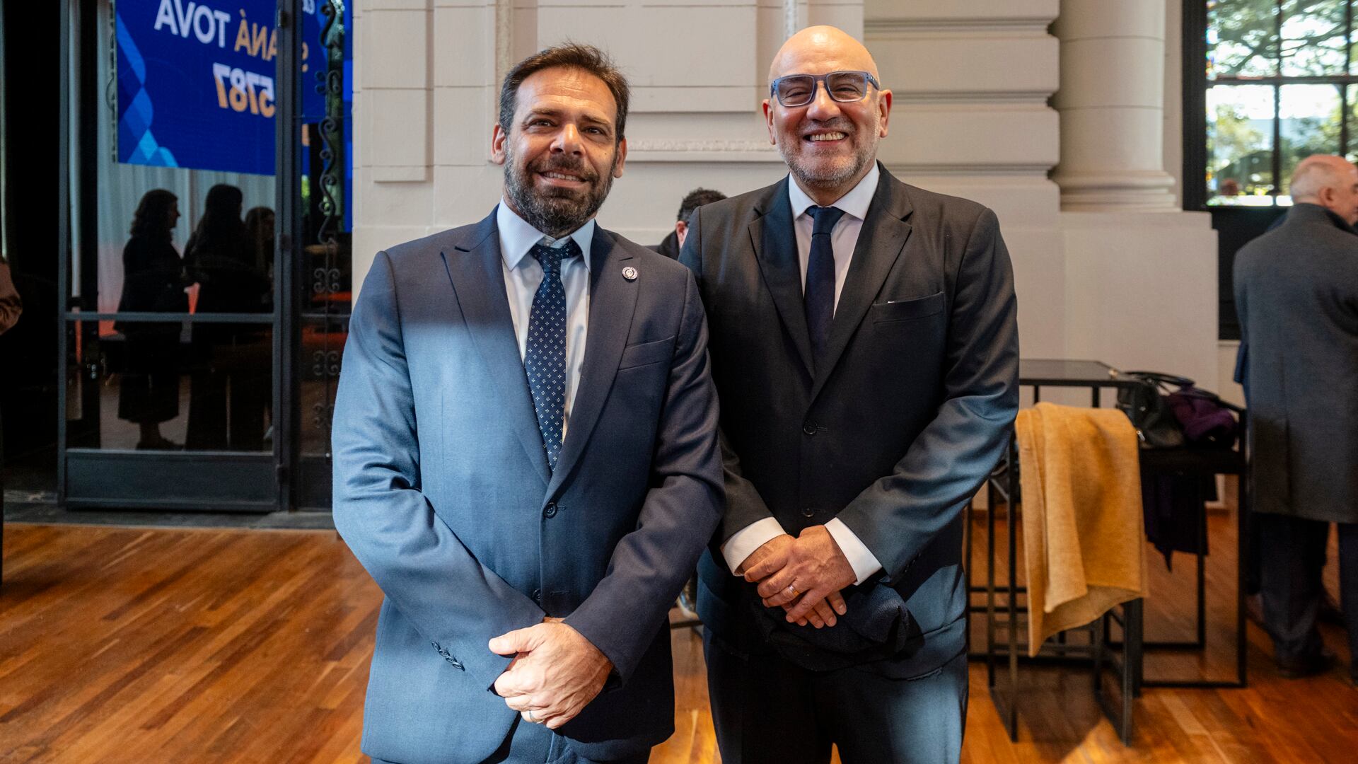 Juan Manuel Montesano Rebon, secretario general de la Cámara Federal de Casación Penal, y Diego Barroetaveña, juez de la Cámara Federal de Casación Penal