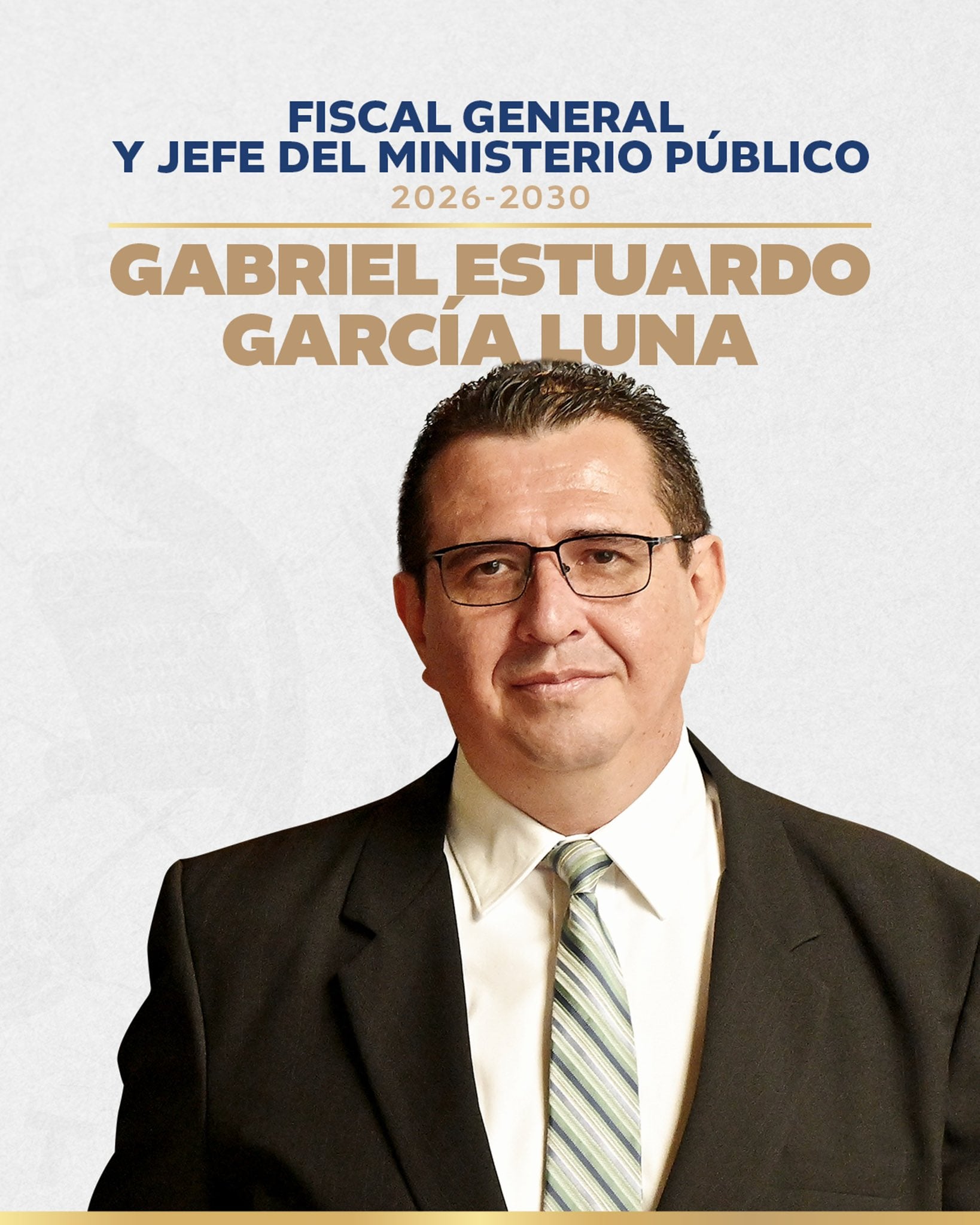 Gabriel Estuardo García Luna ha desarrollado una carrera en el sector público como juez, magistrado y asesor penal, además de desempeñarse como catedrático, tutor y formador en instituciones académicas y judiciales, según el Gobierno de Guatemala. (Cortesía: Gobierno de Guatemala)