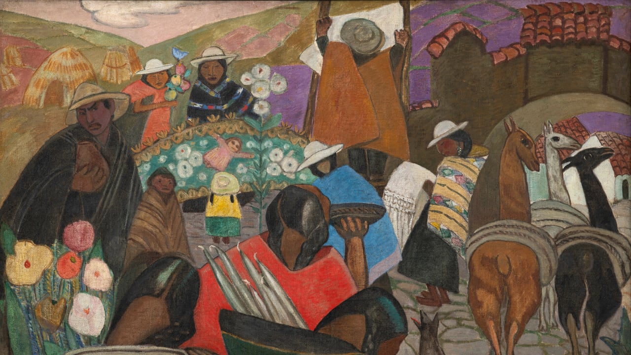 La muestra, con curaduría de Luis Eduardo Wuffarden y Ricardo Kusunoki, recorre más de cinco décadas de producción artística, desde el indigenismo hasta el diálogo con las tendencias no figurativas de los años 60 y 70.