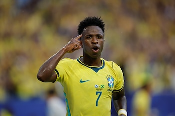 Vinicius Jr sumó 4 goles en la fase de grupos (Efe)