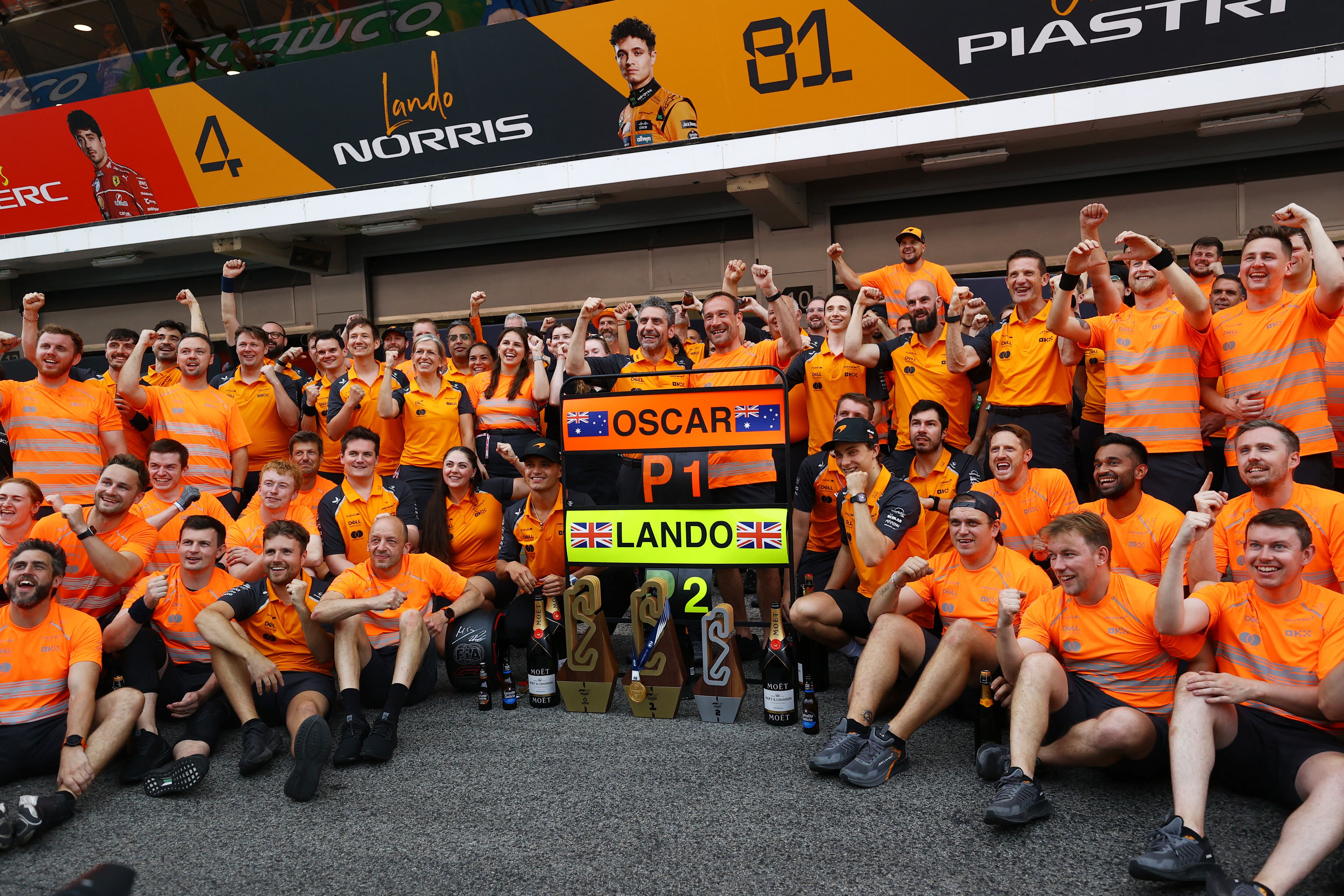 McLaren lidera por amplio margen (Foto: Reuters/Bruna Casas)
