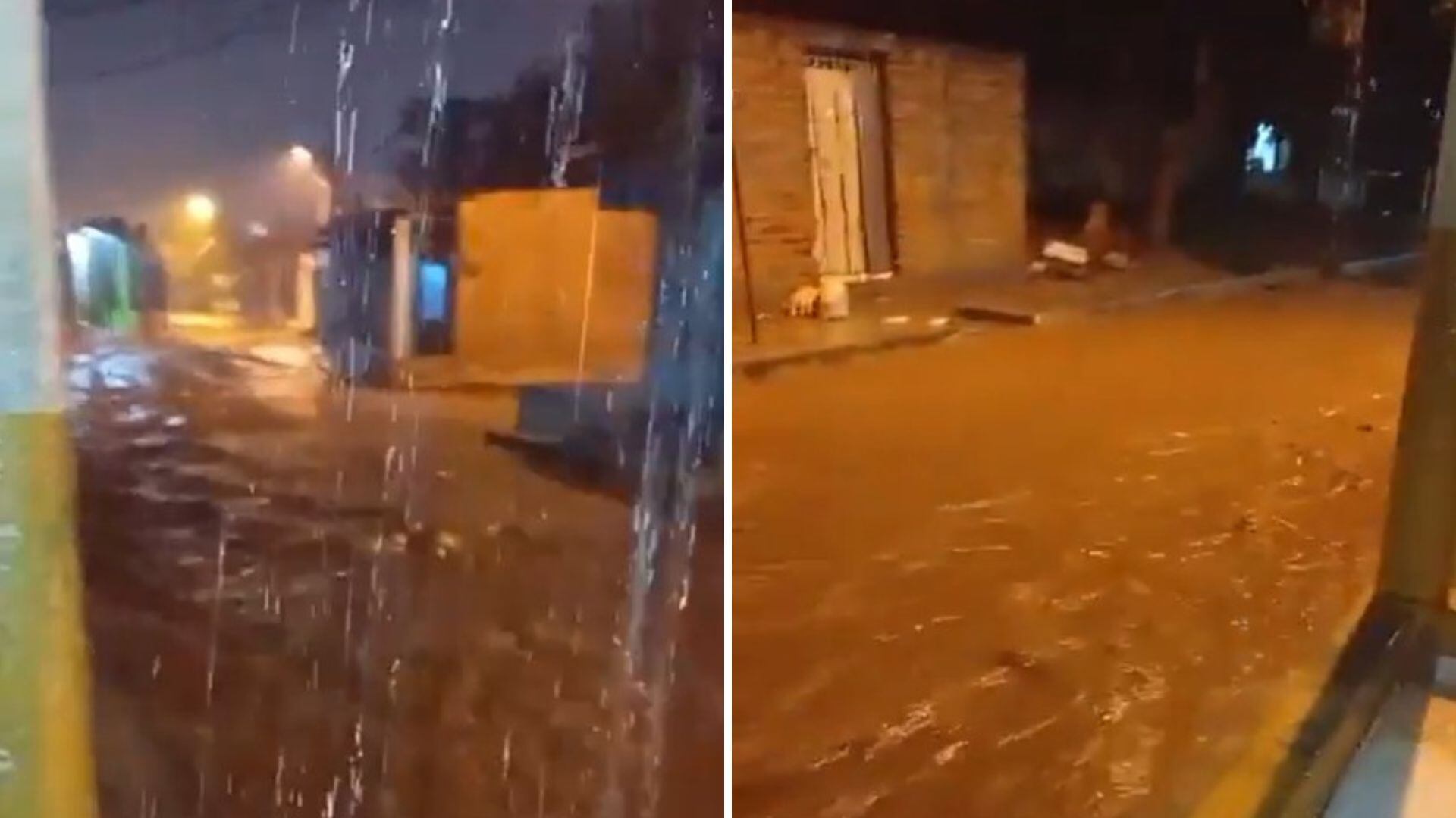 Las intensas lluvias en Santa Marta provocaron inundaciones, desbordamiento de canales y serios daños en viviendas durante febrero - crédito Captura video