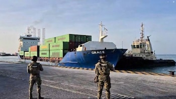 Marina aseguró el buque “Grace” en Progreso, Yucatán: señalan presuntas infracciones ambientales