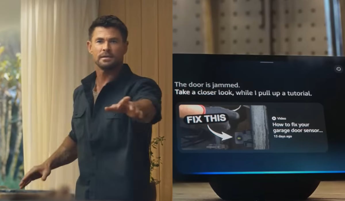 El actor Chris Hemsworth interactúa con Alexa+ a lo largo del video para mostrar sus capacidades. (YouTube: Amazon Alexa)