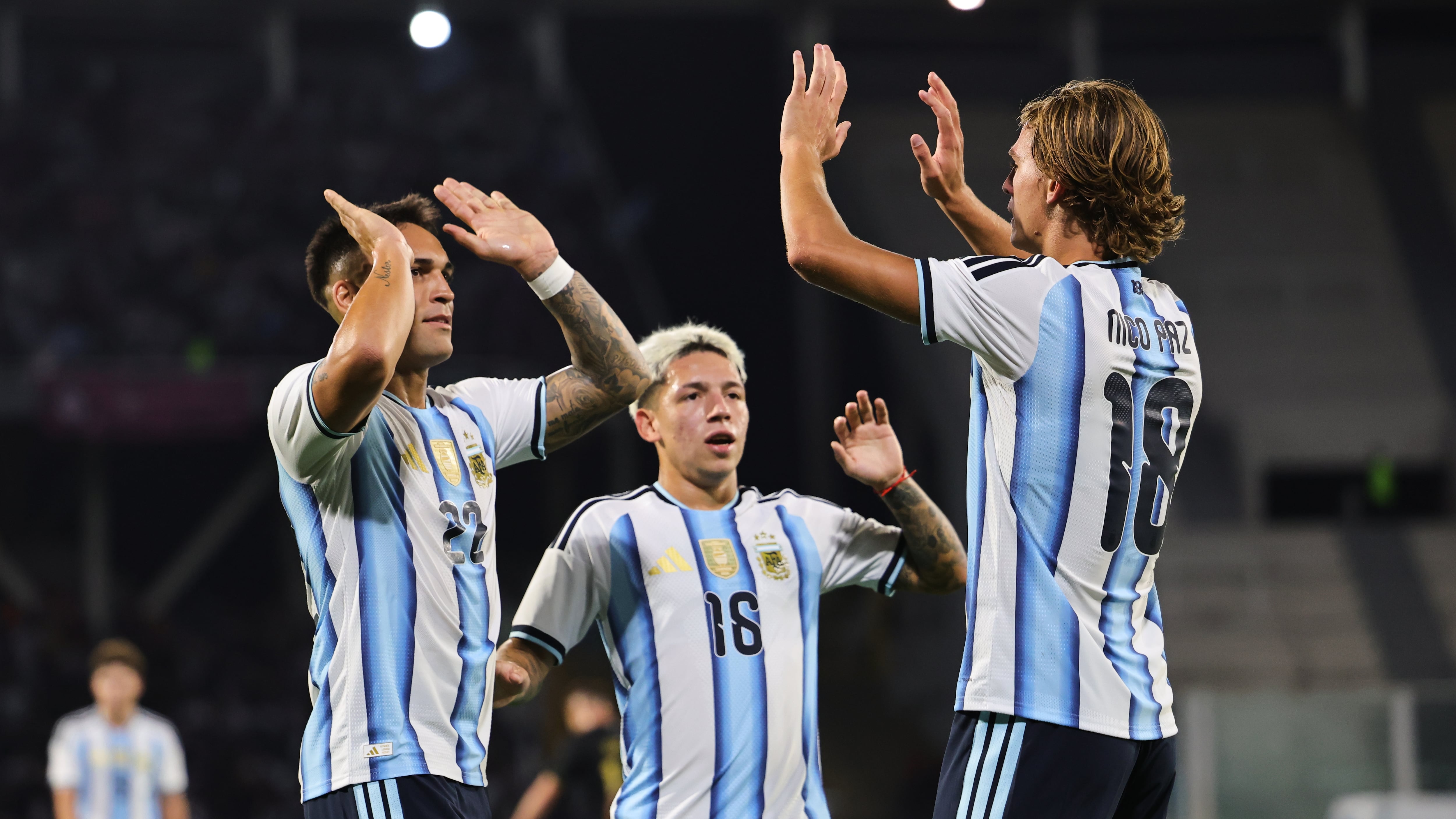Ya sin Lionel Messi, la selección argentina afrontará la Fecha FIFA de noviembre (AP Foto/Nicolás Aguilera)
