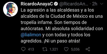 Ricardo Anaya habló sobre el