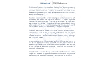 El comunicado vía X de