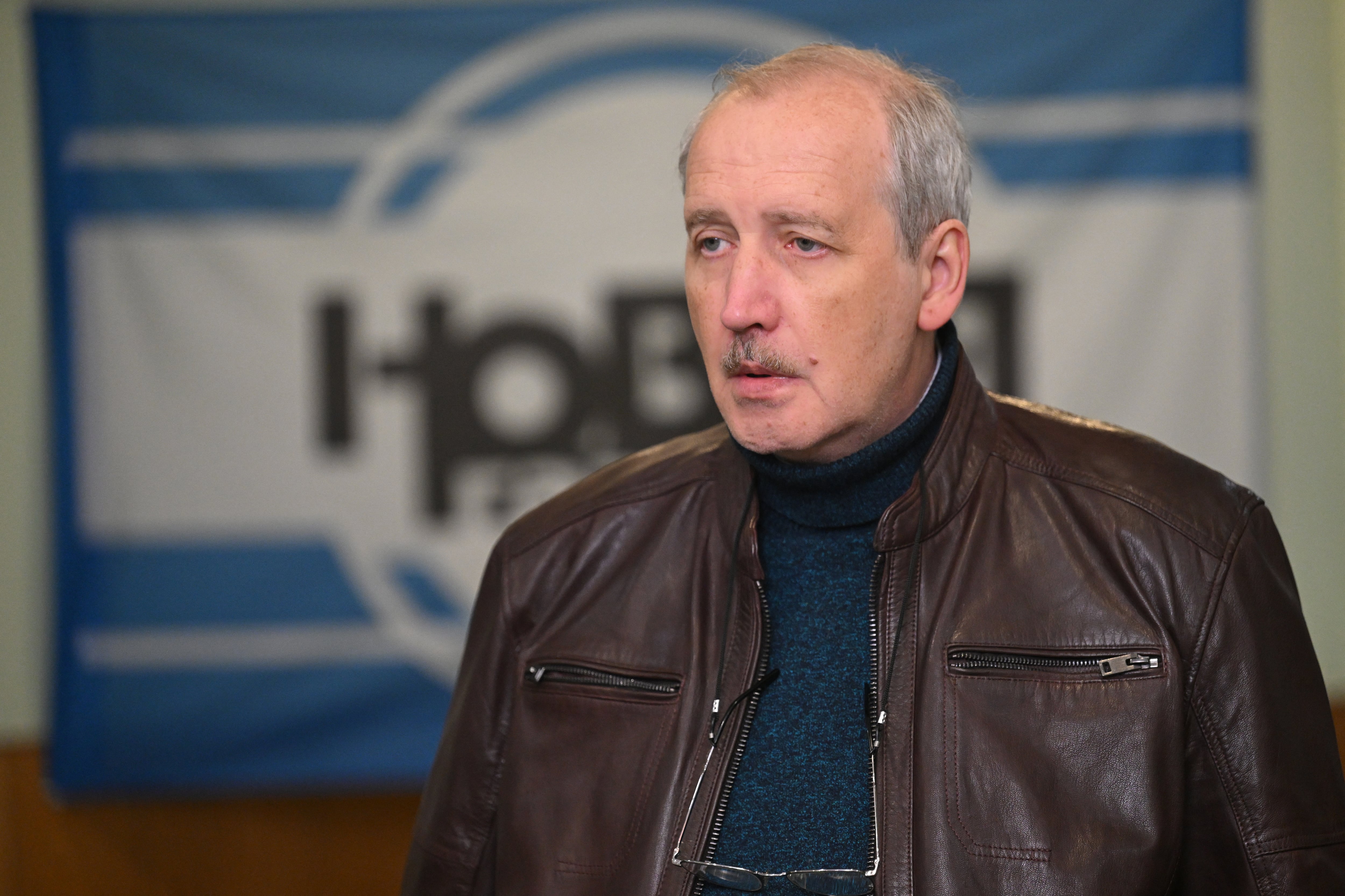 El redactor jefe de Nóvaya Gazeta, Serguéi Sokolov