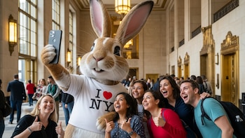 El Empire State Building ofrece encuentro con el conejo de Pascua durante Semana Santa