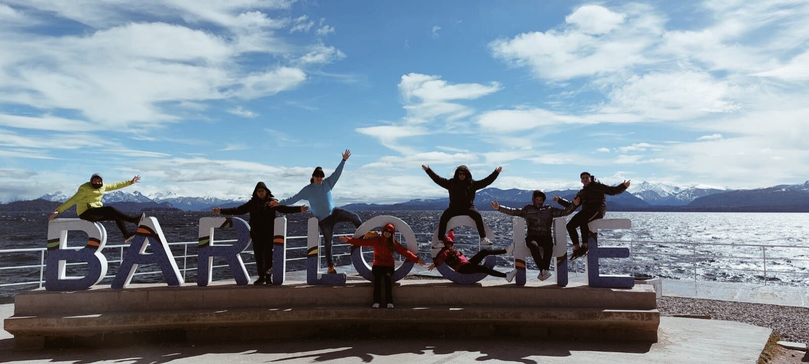 Nazareno compartía fotos de su viaje de egresados.