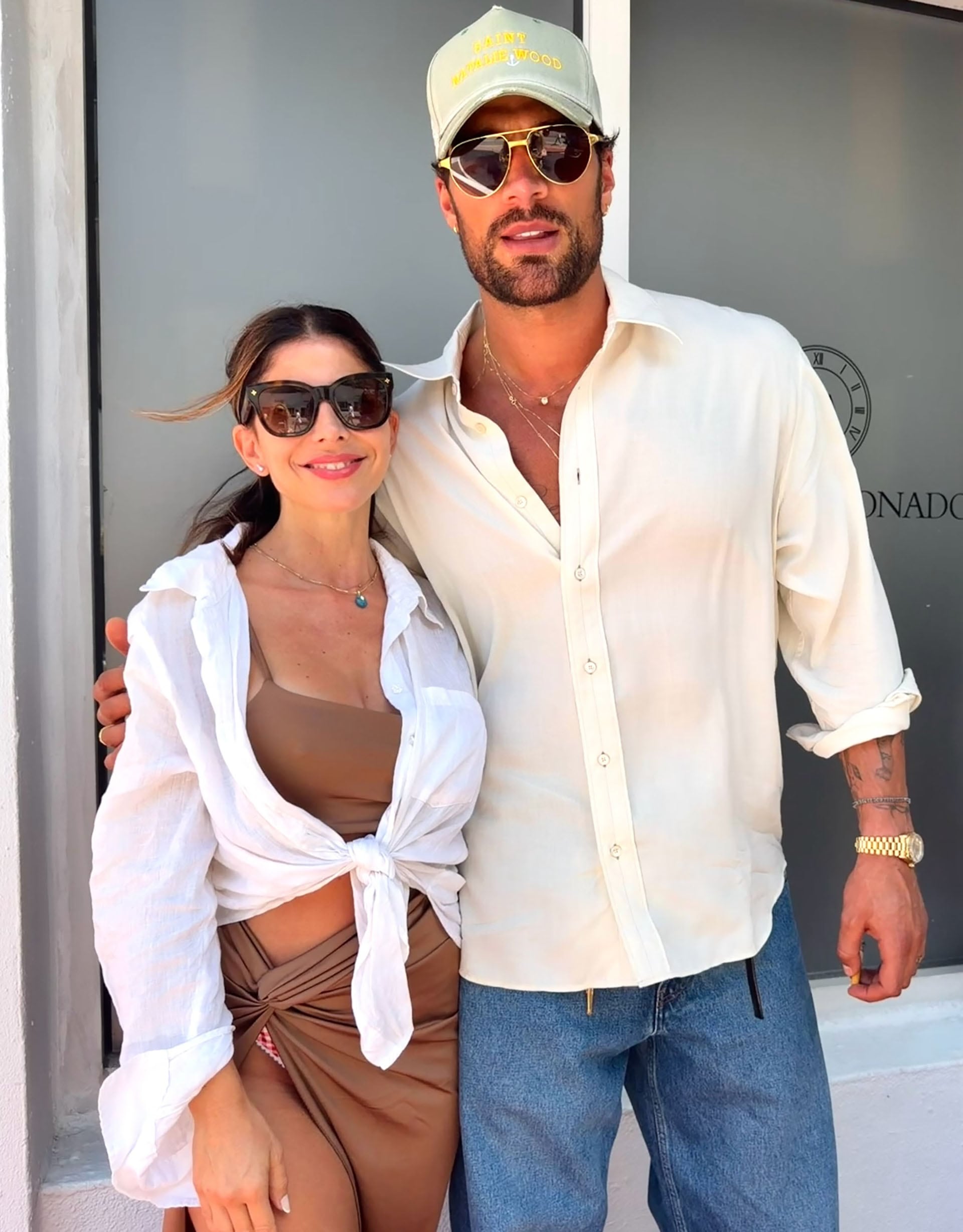 La periodista y Simone Susinna volvieron a encontrarse durante su viaje por Miami (Instagram)