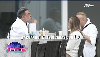 Andrés Hurtado le pregunta a Carlos Cacho sobre la relación que tuvo con el 'Principito'. (Captura: Magaly TV La Firme)