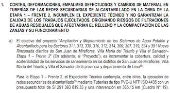 Contraloría denunció irregularidades que da