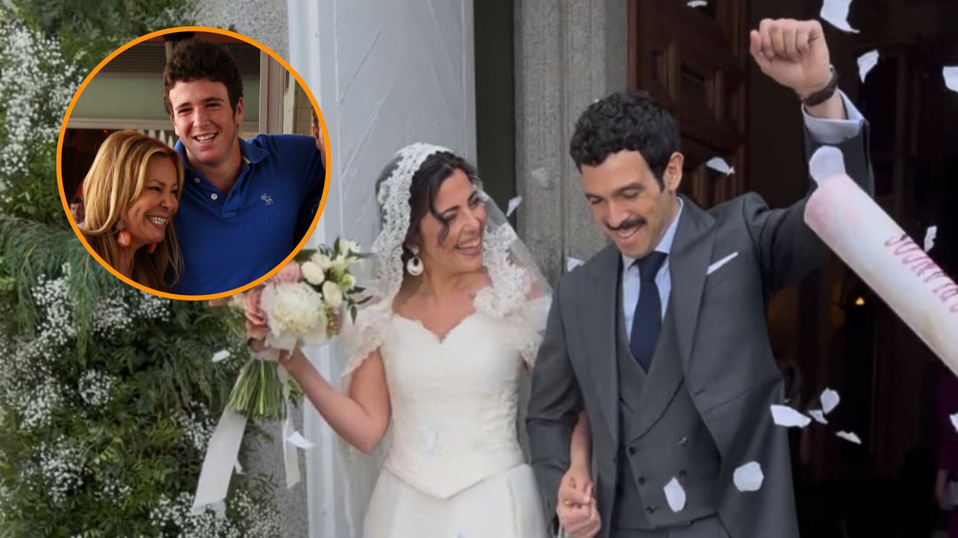 La boda de Marta García, sobrina de Ana Obregón y Carlos Sainz, en la que se ha echado en falta a Aless Lequio (Instagram / Europa Press)