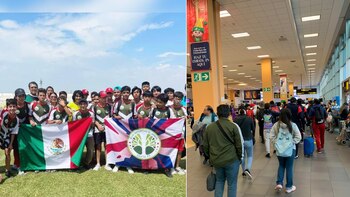 De regreso a casa: futbolistas