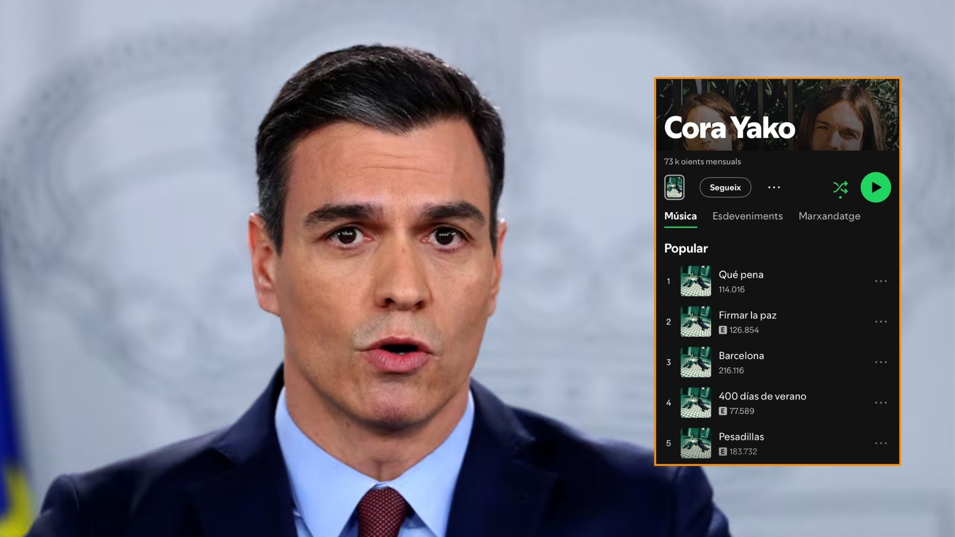 Pedro Sánchez publica en sus redes sociales nuevas recomendaciones musicales y literarias. / Imagen de archivo