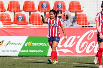 La centrocampista colombiana del Atlético de Madrid, Leicy Santos. EFE/Rodrigo Jiménez/Archivo