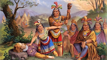 La captura de Pocahontas por