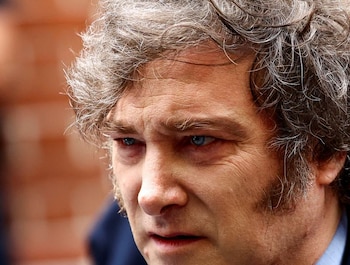 El presidente Javier Milei