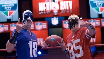 La NFL y el CMLL se unen: Soberano Jr. y Máscara Dorada protagonizan el regreso del Mexico City Game 2026