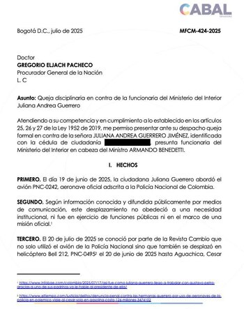 La precandidata presidencial y representante