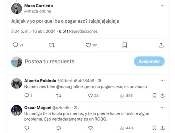 Carriedo ironizó con su deuda