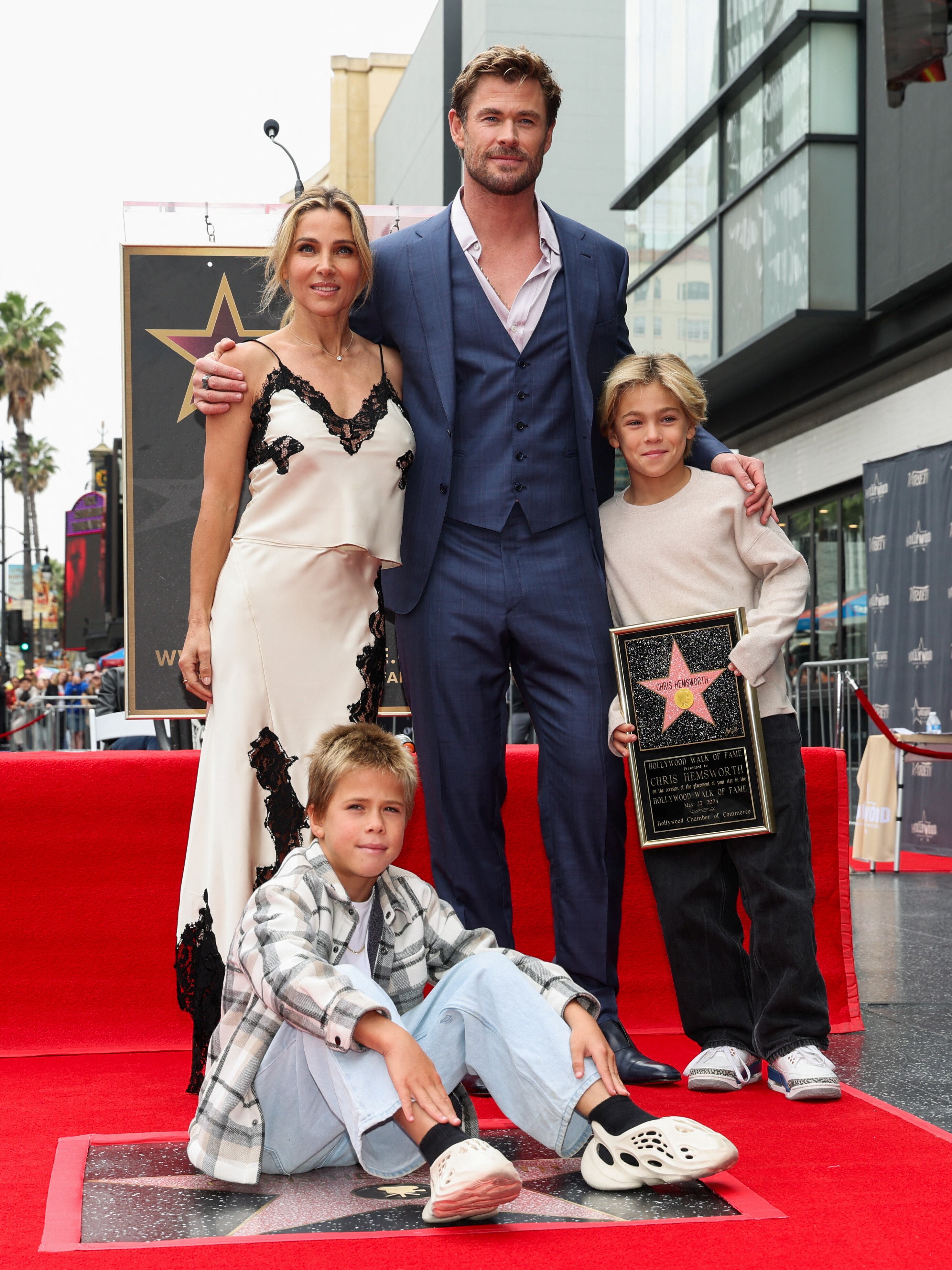 Chris Hemsworth describió cómo sus hijos influyen en su autopercepción y en la valoración de sus películas familiares (REUTERS/Mario Anzuoni)