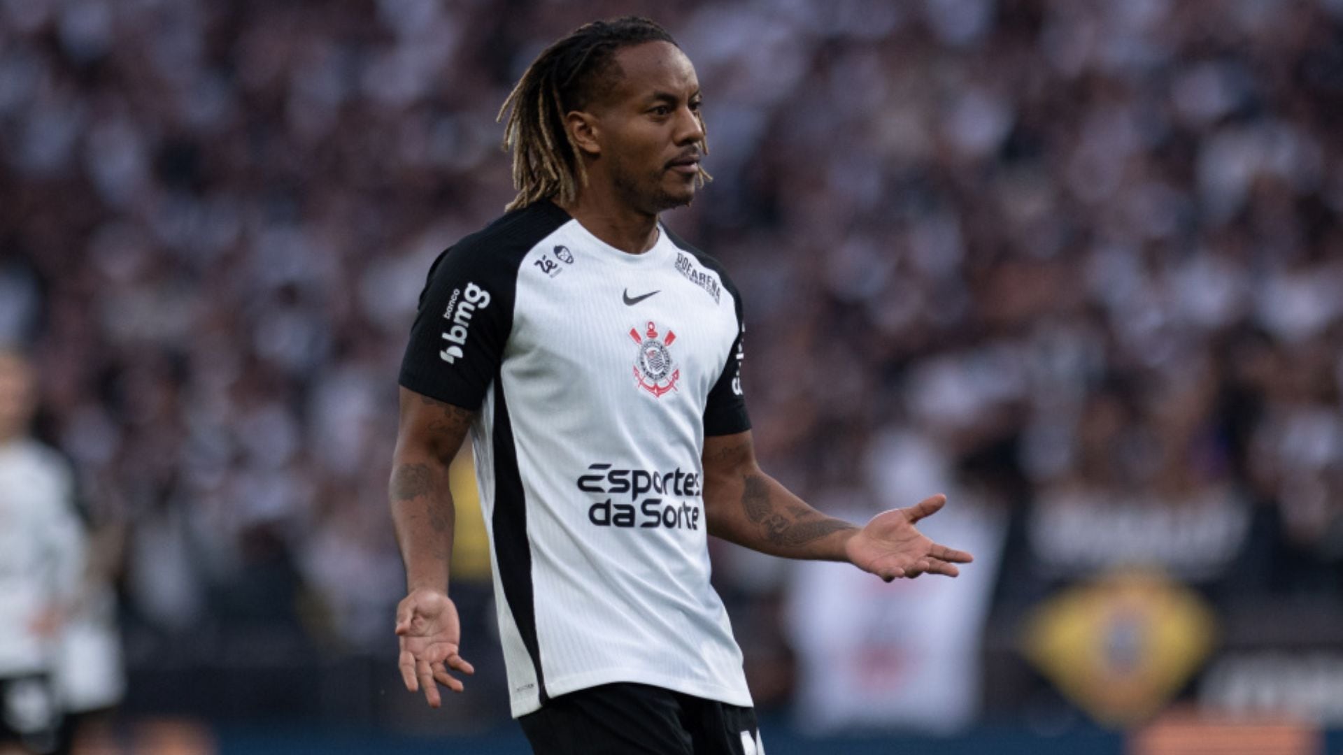 André Carrillo se lesionó los ligamentos del tobillo a inicios de agosto del año pasado. - Crédito: Corinthians