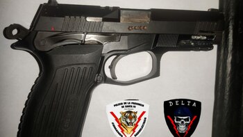 El arma encontrada en el