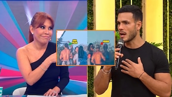 Magaly Medina ironiza con Mario Irivarren por ‘invitarse’ solo a su set: “¿Quién lo llamó? Solo si contarás toda la verdad del yate”