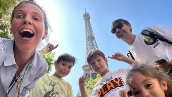 Laura y Cristian con sus