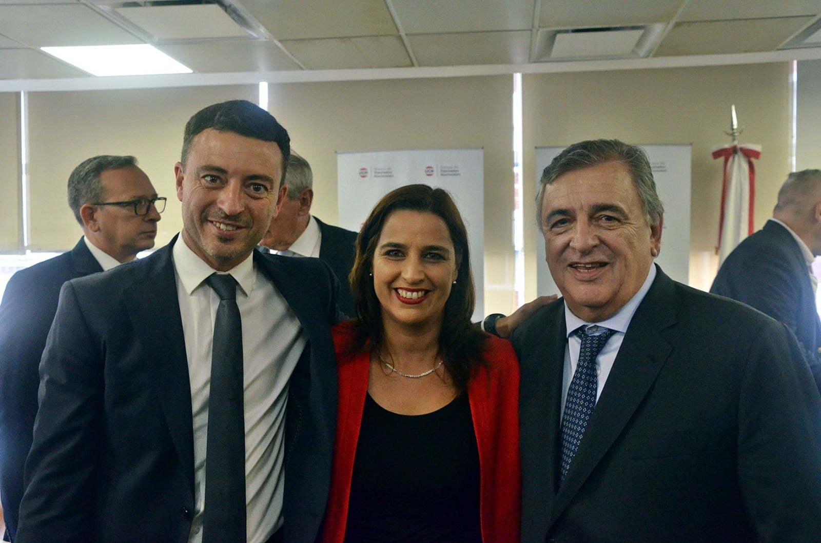 Rodrigo de Loredo, Soledad Carrizo y Mario Negri cuando aún formaban parte de la Cámara de Diputados