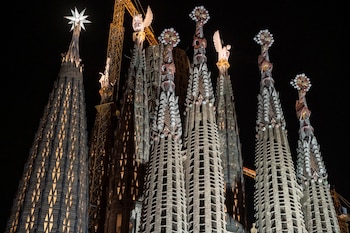 La Sagrada Familia, la obra maestra de Gaudí en Barcelona, avanza hacia su culminación para el año 2036 (Foto: Pep Daude/Sagrada Familia/Handout via REUTERS)