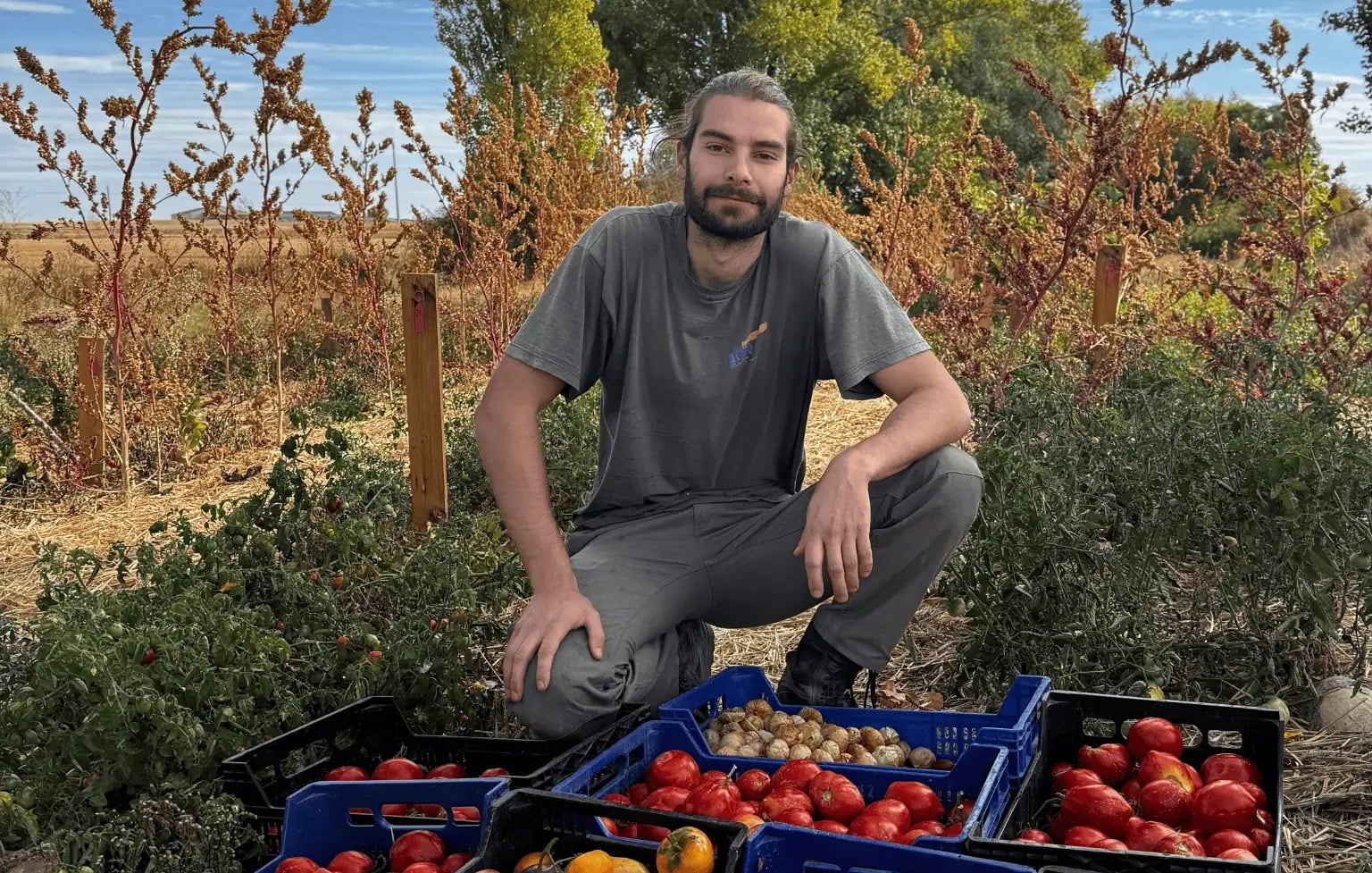 Emilio Medina, horticultor y Premio Nacional de Gastronomía al Talento Joven: “El tomate bueno es de exterior y no tiene casi piel”
