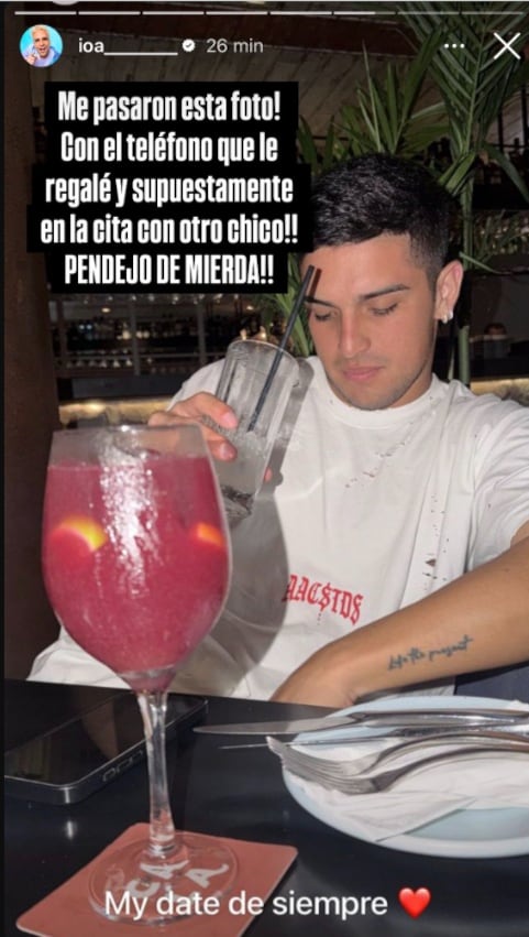 iOA compartió la imagen que confirmaría lka identidad delñ futbolista, denunciando el engaño.