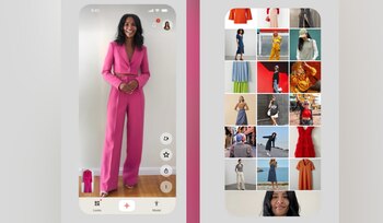 La plataforma permite guardar looks,