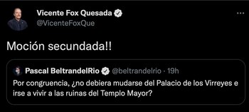 Vicente Fox pidió congruencia en