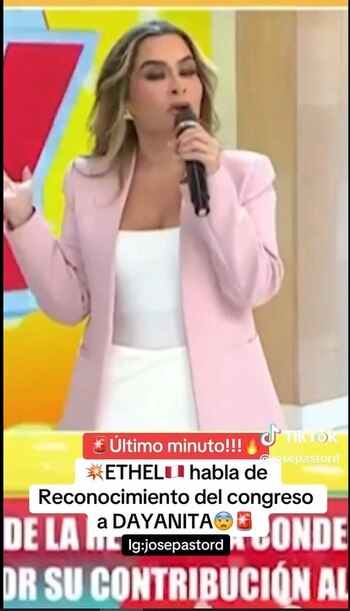 Ethel Pozo defiende a Dayanita