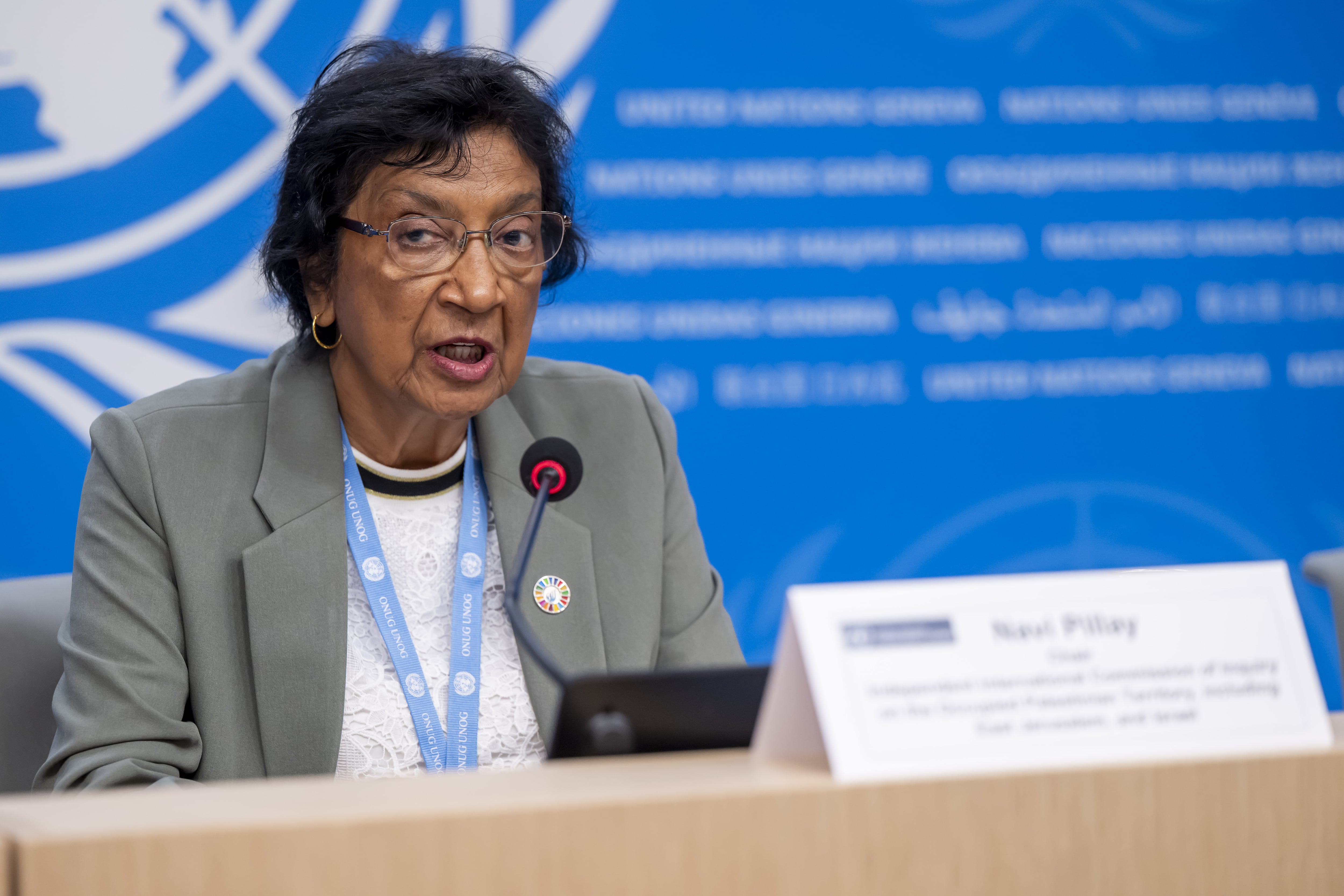 La jueza sudafricana Navi Pillay ganó el Premio Nobel de la Paz (EFE/EPA/MARTIAL TREZZINI)