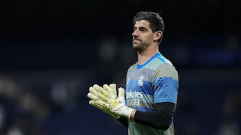 Courtois sufre una lesión muscular