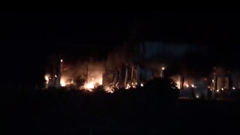 Incendio en planta de Cagnoli