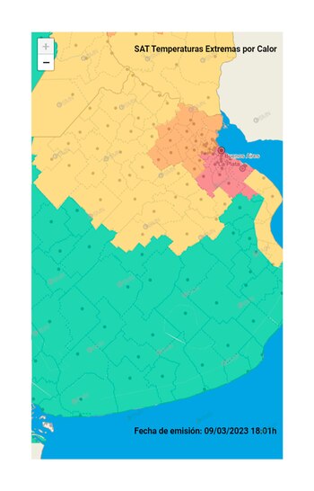 Alerta roja para Buenos Aires