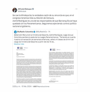 Congresistas de la oposición sostienen