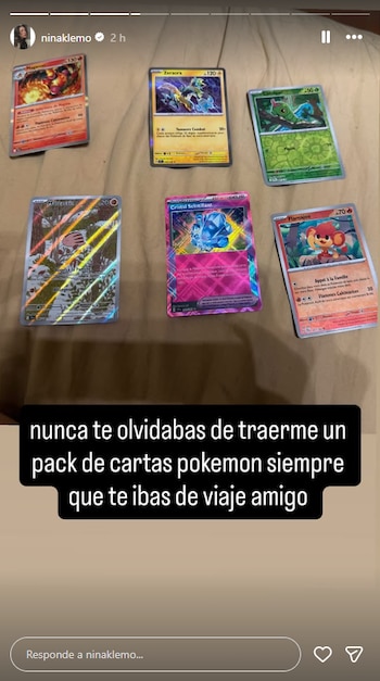 Nina Klemo despidió a Chatterbox con historias sobre regalos de cartas Pokémon, una conversación de WhatsApp y su placa de YouTube