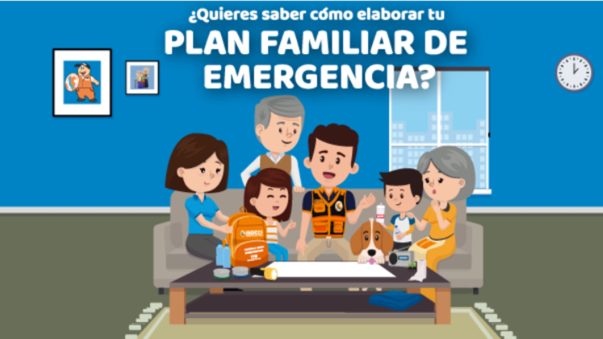 Plan Familiar de emergencia del Indeci