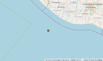 El Servicio Sismológico Nacional reportó
