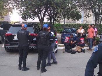 Las personas heridas recibieron atención