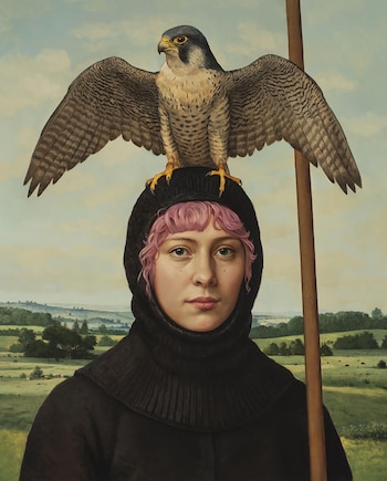 Émile Brunet, "Girl with a