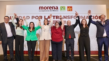 Morena reafirma alianza con el PT y el Verde rumbo a elección en 2027. (Foto: @PartidoMorenaMx)