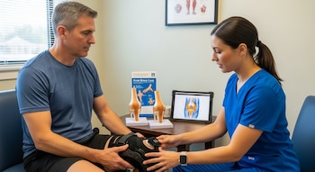 Las rodilleras, combinadas con ejercicios